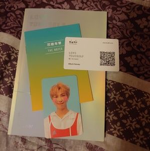 bts photo book and photocard